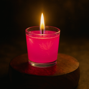 Home jelly gel candles wax smokeless mini candles