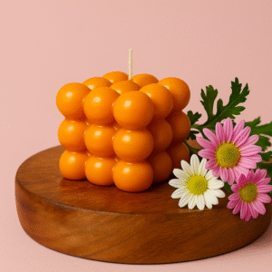 Home bubble candle cube soy wax candles