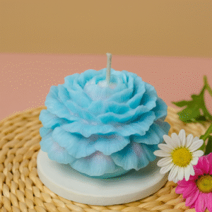 Home floating rose decorative designer smokeless floating wax candle with fragrance