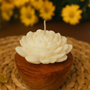 Home floating rose decorative designer smokeless floating wax candle with fragrance