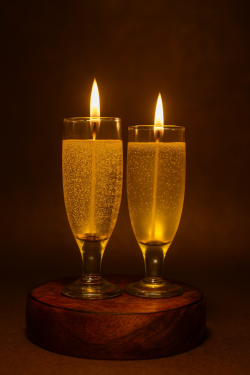 WINE CANDLE 2Pcs