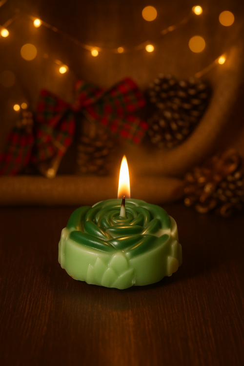 FLOWER CANDLE 2 Pcs